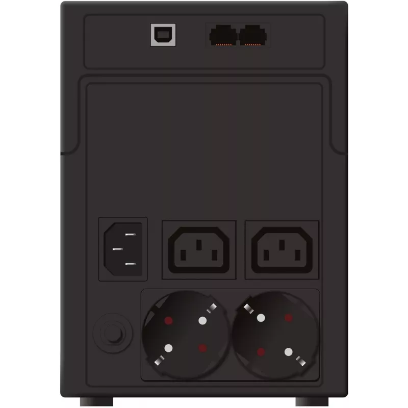 PowerWalker VI 1200 SHL Schuko zasilacz awaryjny (UPS) Line-Interactive 1,2 kVA 600 W 4 gniazda AC