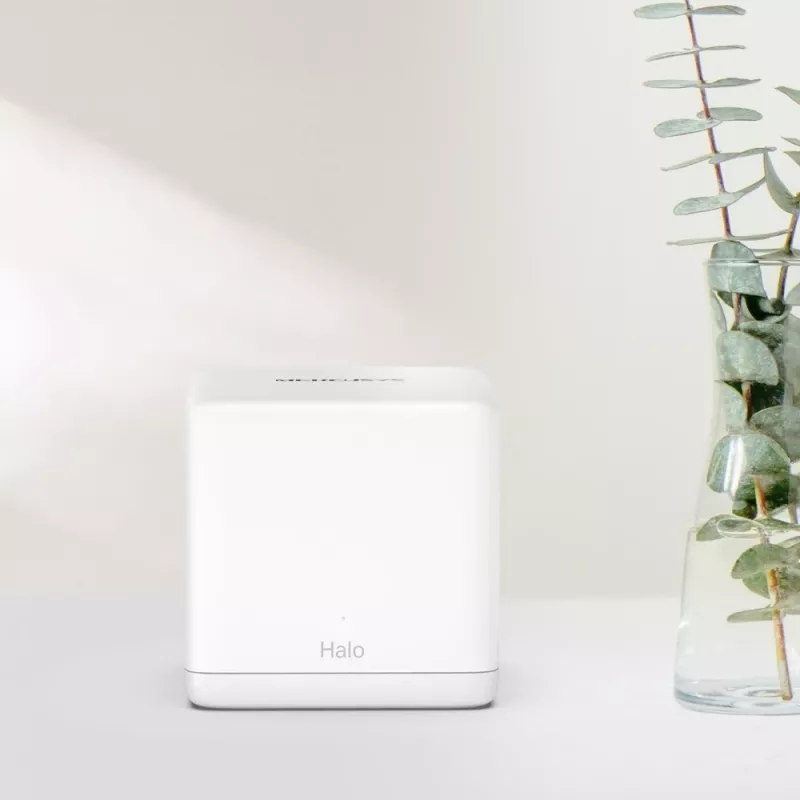 Mesh system MERCUSYS Halo H60X (2-pack) Dual-band Wi‑Fi 6, 1500 Mbps, up to 350 m², 2x LAN, internal antennas, biały