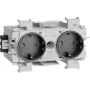 Hager GS20019011 Gniazdo wtyczkowe grafitowe (GS20019011)