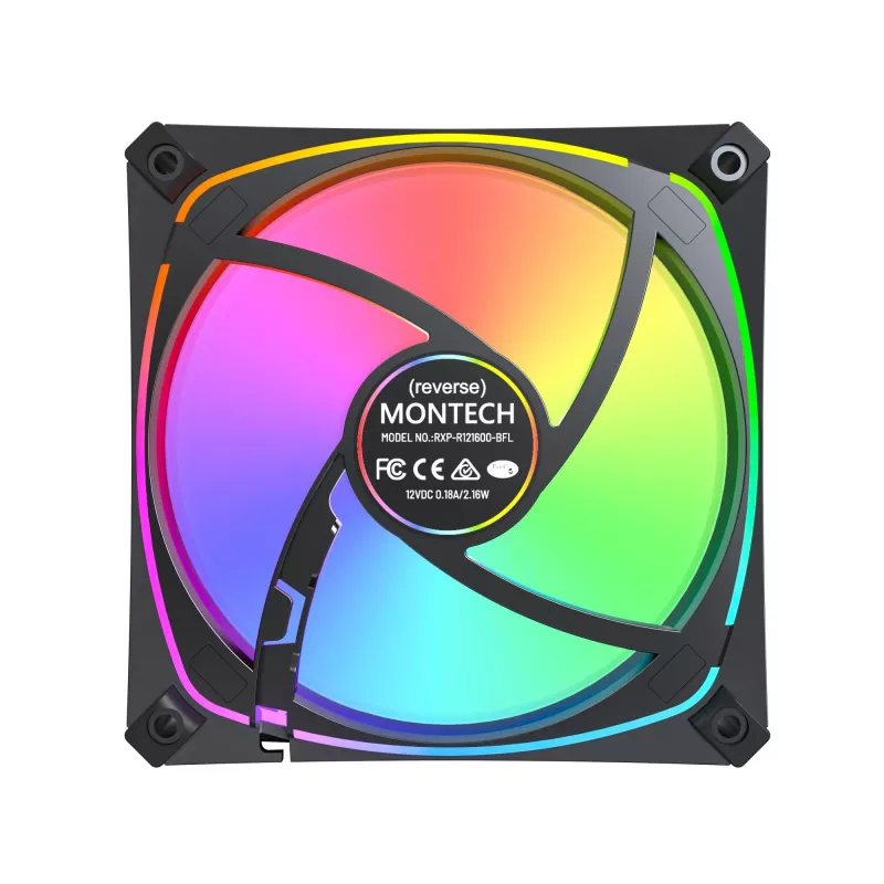 MONTECH RX120 PRO Czarny 120mm ARGB wentylator obudowy