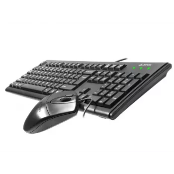 A4Tech KM-72620D - Zestaw klawiatury i myszy - USB - US - Czarny