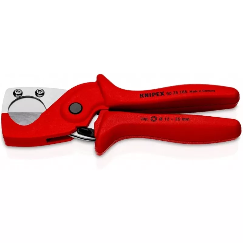 Knipex 90 25 185 - Obcinak do rur - Stal - Plastik - Czerwony - 1,2 cm - 18,5 cm (90 25 185)