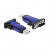 Kabel szeregowy DeLOCK 66280 USB typu A D-sub 9 pin 0,8 m czarny