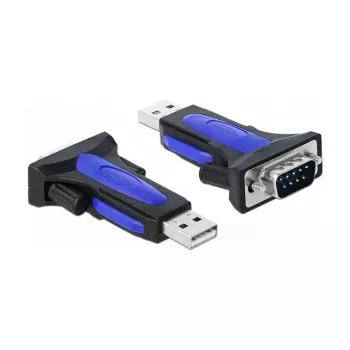 Kabel szeregowy DeLOCK 66280 USB typu A D-sub 9 pin 0,8 m czarny