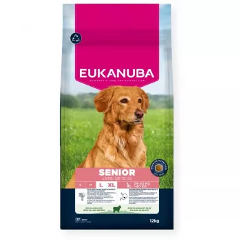 Sucha karma dla psa EUKANUBA Senior Large Lamb and Rice 12 kg — dla starszych psów dużych ras, 24% białka, 12% tłuszczu