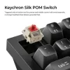 Mechaniczna klawiatura 75% Keychron Q1 Ultra 8K — USB + bezprzewodowa RF + Bluetooth, RGB, czarna