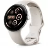Google Pixel Watch 3 45 mm Wi-Fi smartwatch, srebrny polerowany (Porcelain)