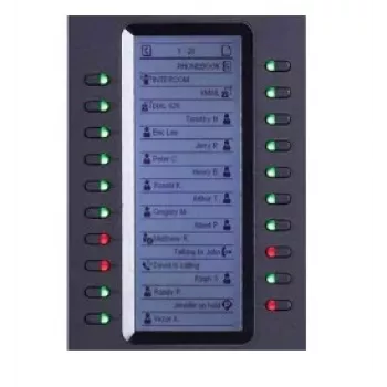 Grandstream Networks GXP2200EXT IP moduł dodatkowy Czarny 20 przycisków