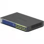 NETGEAR GS516PP Niezarządzalny Gigabit Ethernet (10/100/1000) Power over Ethernet (PoE) Niebieski, Szary