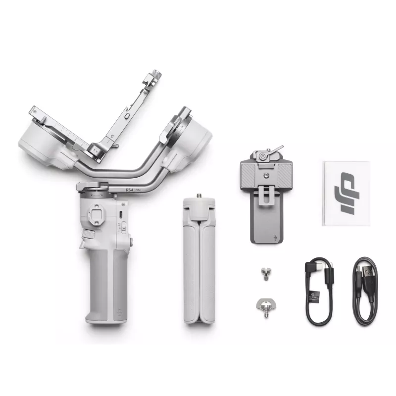 Stabilizator gimbala DJI RS 4 MINI — 3-osiowy kompaktowy lekki do bezlusterkowców i małych lustrzanek cyfrowych (model CP.RN.00000442.01)
