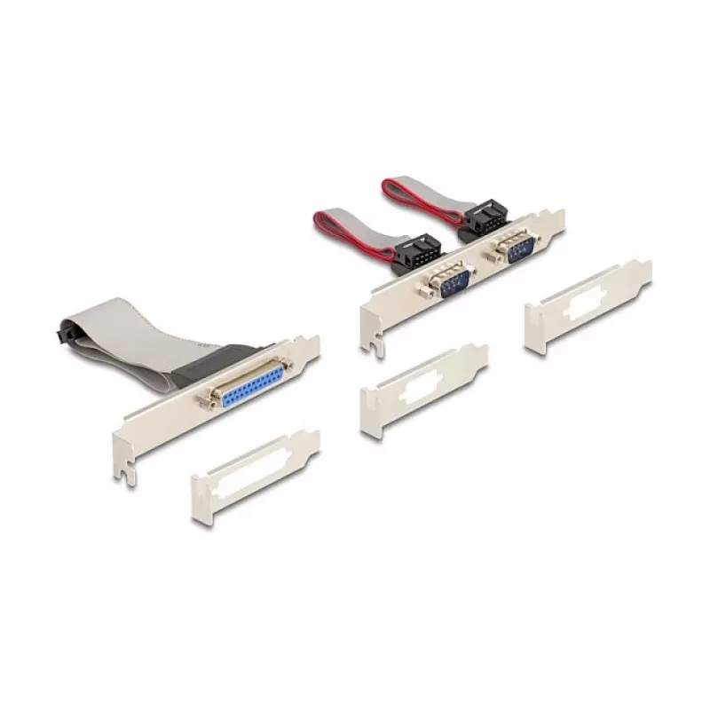 DeLOCK 95277 wewnętrzny adapter Mini PCI Express z portem równoległym i RS-232, zielony