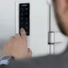 Qoltec 52448 Zamek kodowy TITAN z czytnikiem linii papilarnych | RFID | BT 4.0 | kod | karta | brelok | dzwonek | IP68 | EM