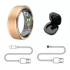 Smart ring MANTA SR01GD 62mm OneRing Gold — rozmiar 62, metaliczne złote wykończenie