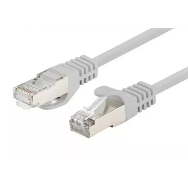 Kabel sieciowy LANBERG PCF6-20CC-0200-S Cat6 U/UTP RJ-45–RJ-45 2 m Szary 10 Gbit/s