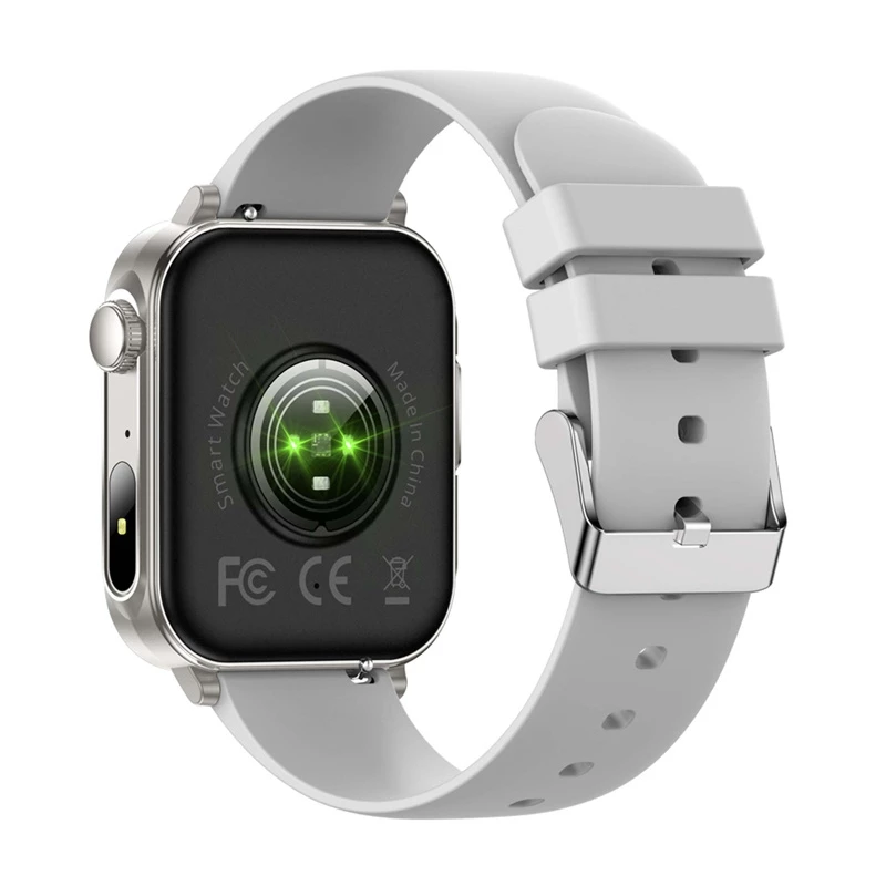 Smartwatch Colmi P80 srebrny – Colmi P80 kompaktowy smartwatch, srebrna koperta