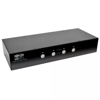 EATON TRIPPLITE 4-portowy przełącznik KVM DisplayPort z kablami audio i hubem USB 3.0 SuperSpeed (B004-DPUA4-K)