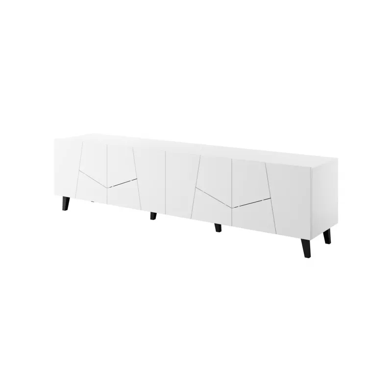 szafka RTV ETNA 200x42x52 biały matowy