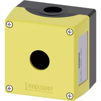 Obudowa pusta Siemens 1 miejsce montażowe (dł. x szer. x wys.) 85 x 85 x 64 mm Żółty SIRIUS ACT 3SU1801-0AA00-0AA2 1 szt. (3SU1801-0AA00-0AA2)