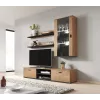 Cama set of two shelves 125cm SOHO lefkas oak/Czarny