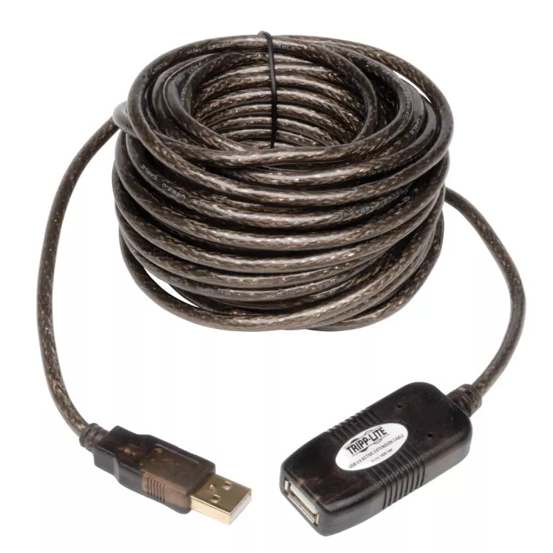 Przedłużacz aktywny USB 2.0 Hi-Speed Tripp Lite by Eaton Series 10M, USB-A M/F, 33 stopy (10 metrów)
