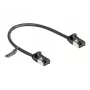 Kabel sieciowy DeLOCK RJ45 Wtyk do wtyku Cat.8.1 0.25 m Czarny