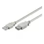 Kabel przedłużający Wentronic Goobay USB 2.0 Hi-Speed, szary, 0,3 m - wtyk USB 2.0 (typ A) > gniazdo USB 2.0 (typ A) (68621)