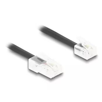kabel telefoniczny DeLOCK 88479 2 m Czarny RJ-11 RJ-45