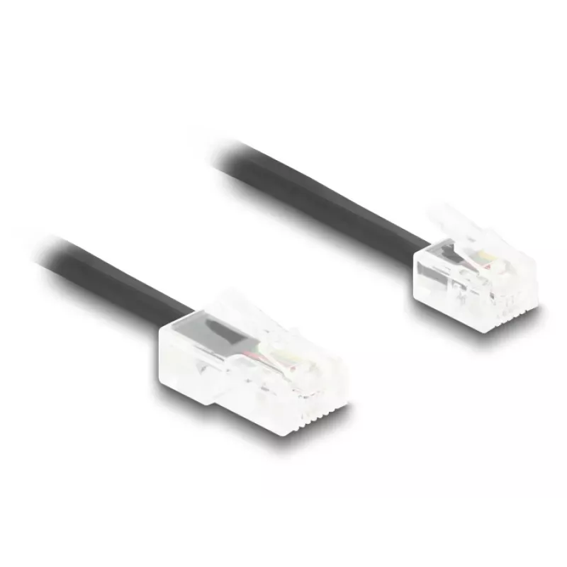kabel telefoniczny DeLOCK 88479 2 m Czarny RJ-11 RJ-45