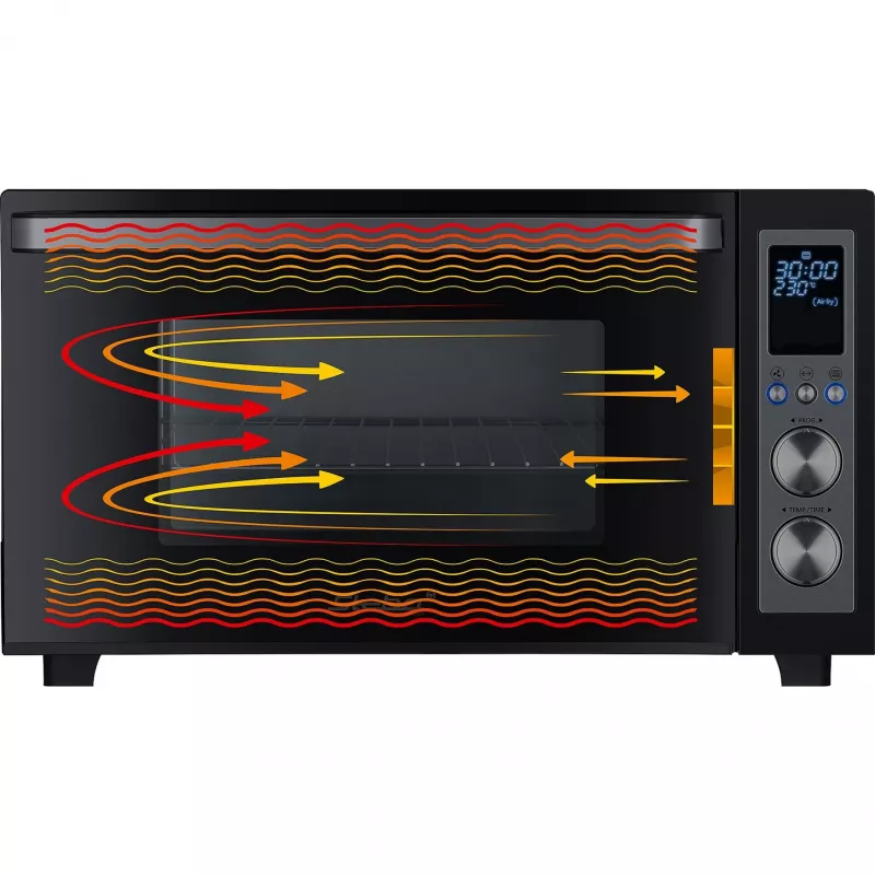 Nablatowy grill piekarnik Steba KB E300 04-50-00 1200W 30L, czarny