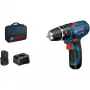 Bosch GSB 12V-15 Professional 1300 RPM Czarny, Niebieski