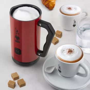 Bialetti MKF02 Automatyczny spieniacz/podgrzewacz do mleka Czerwony