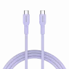 Kabel CANYON OnWire 60CL C-C 60W COLOR Pleciony 1m Fioletowy