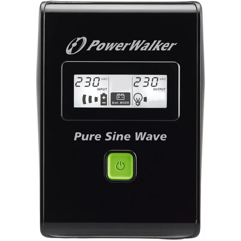 PowerWalker VI 600 SW FR Zasilacz awaryjny (UPS) 600 VA 2 wyjścia AC Line-Interactive (VI 600 SW FR)