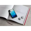 Etui na smartfona iKins do iPhone XR — niebieskie jezioro na zewnątrz, czarne wewnątrz