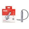 Hub USB-C Unitek H1208B — 1x USB-A 5 Gb/s, 3x USB-A 2.0, host USB-C, obudowa aluminiowa, kabel 0,20 m