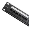 Panel krosowy RACK 24 porty, kat.6 UTP