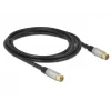 Kabel koncentryczny RG-6/U DeLOCK 88946 2m IEC Czarny