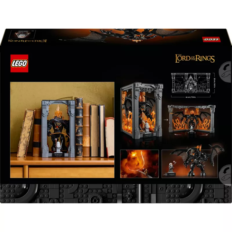 LEGO ICONS 10367 Władca Pierścieni: Balrog Book Nook