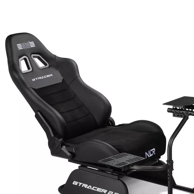 Kokpit symulatora wyścigowego Next Level Racing GTRacer 2.0 Czarny z regulowaną ramą fotela