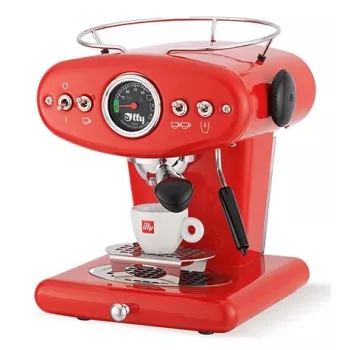 Ekspres do espresso Illy X1 Manual — zbiornik na wodę 1 L, 1200 W, saszetki i kawa mielona, 1 wylewka