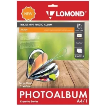 Lomond Inkjet Mini Album Large Heart Matte 51x68mm (Duży)