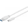 Wentronic Goobay USB 3.0 SuperSpeed Cable > USB-C™, 0,2 m - Wtyczka USB 3.0 (Typ A) > Wtyczka USB-C (67189)