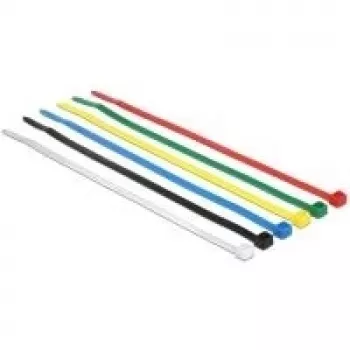 Opaski kablowe DeLOCK 18626 Nylon Czarny Niebieski Zielony Czerwony Przezroczysty Żółty