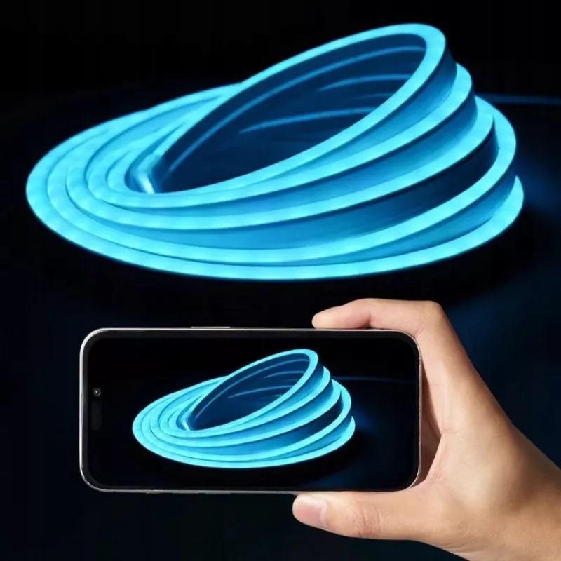 Taśma LED Vention PAEWH 2 m, zasilana przez USB 5V, RGB z pilotem IR, montaż na taśmie dwustronnej