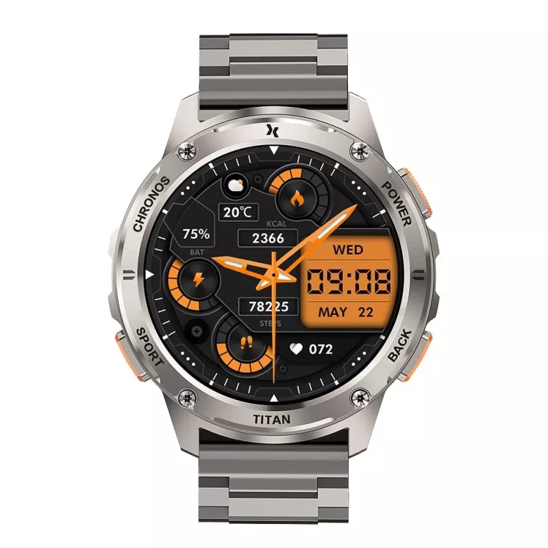 Smartwatch FW110 Titan Chronos srebrny