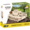 Zestaw klocków Cobi Panzer III Ausf.L — 103 elementy, zalecany wiek 6+, beżowy