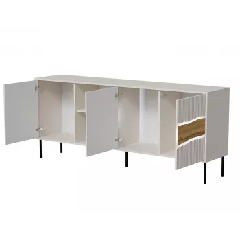 Cama INSERTO 3D1W komoda 190x40x80 kaszmir + LED