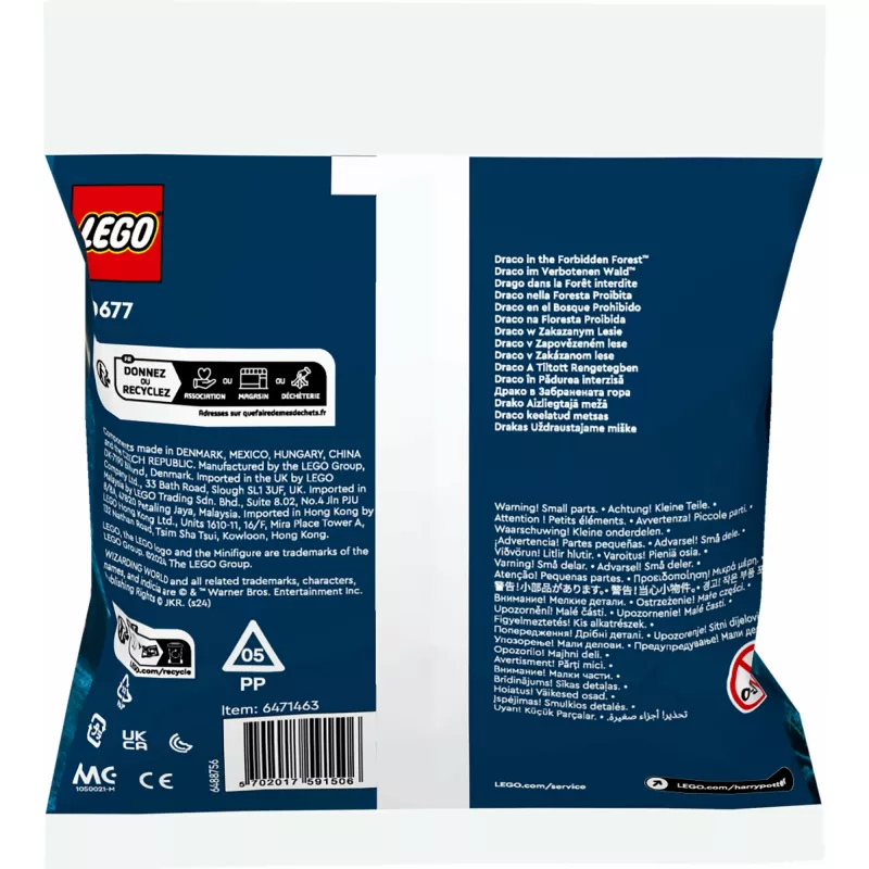 Zestaw konstrukcyjny LEGO Harry Potter model 30677 – scena z minifigurką Draco w Zakazanym Lesie