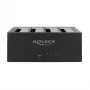 DeLOCK USB Type-C Docking Station for 4 x SATA HDD / SSD - HDD-Dockingstation Schächte: 4 - 2.5 / 3.5 gemeinsam genutzt (6,4 cm/8,9 cm gemeinsam genut