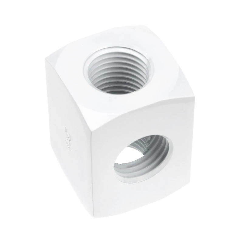 Blok wodny Alphacool 17629 mosiężny biały 22x30x22mm